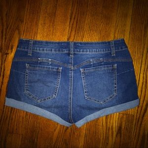 Wax Jeans Butt Lifting Denim Shorts